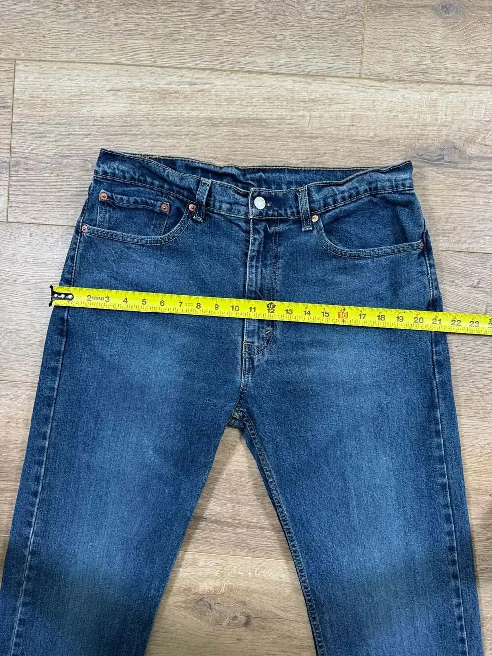 Vintage Levi’s 505 Jeans Mens W36 L32 Blue Straight Leg Made USA 90s